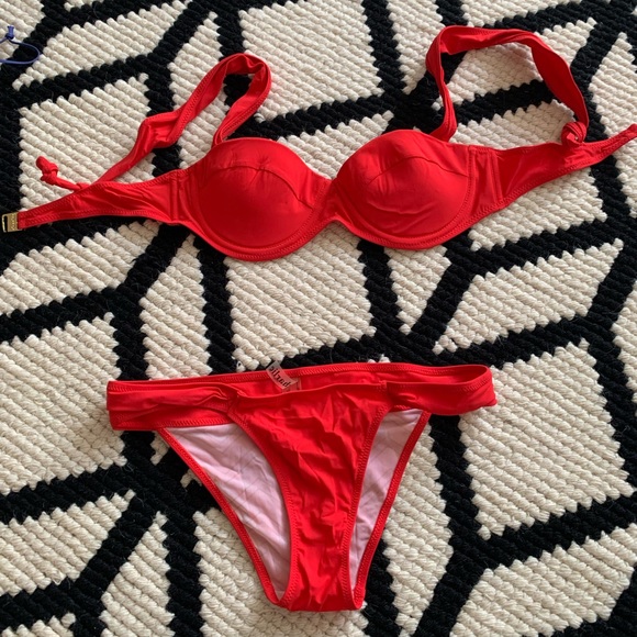 Charlie by Matthew Zink Red Bikini - Picture 2 of 11